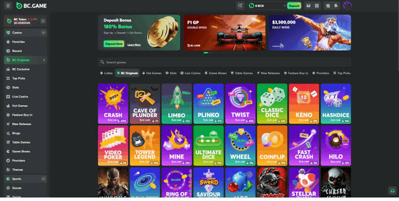 BC GAME Platform Permainan Resmi untuk Pecinta Judi Online